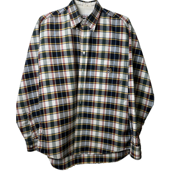 Cinch Shirt Mens Large Multicolor Plaid Western Button Down LS Rodeo C12 - Picture 1 of 6